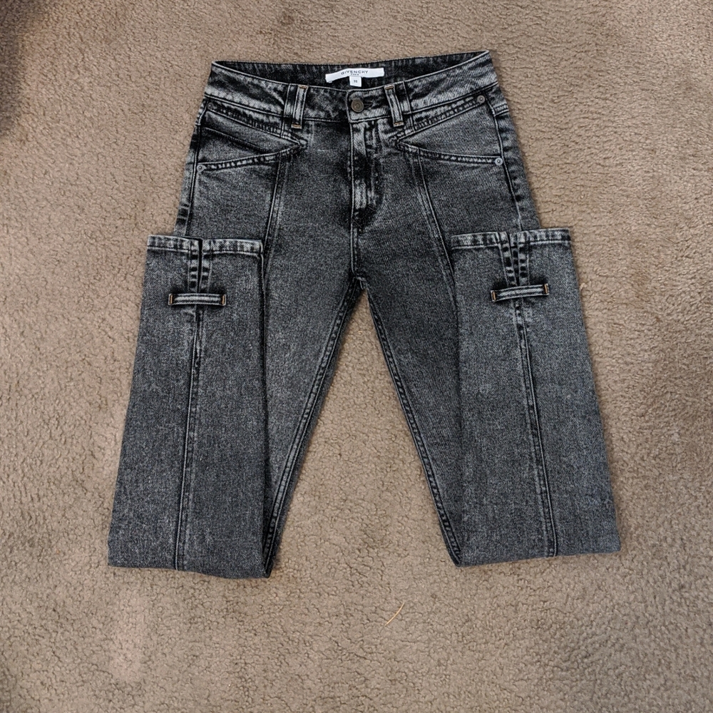 Givenchy Gray Vintage Wash Denim
